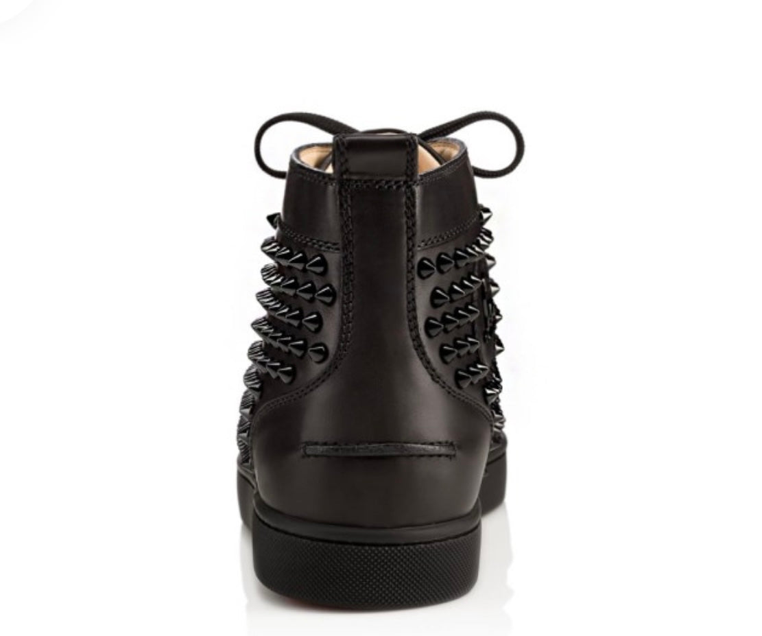Christian Louboutin Louis Spikes leather sneakers