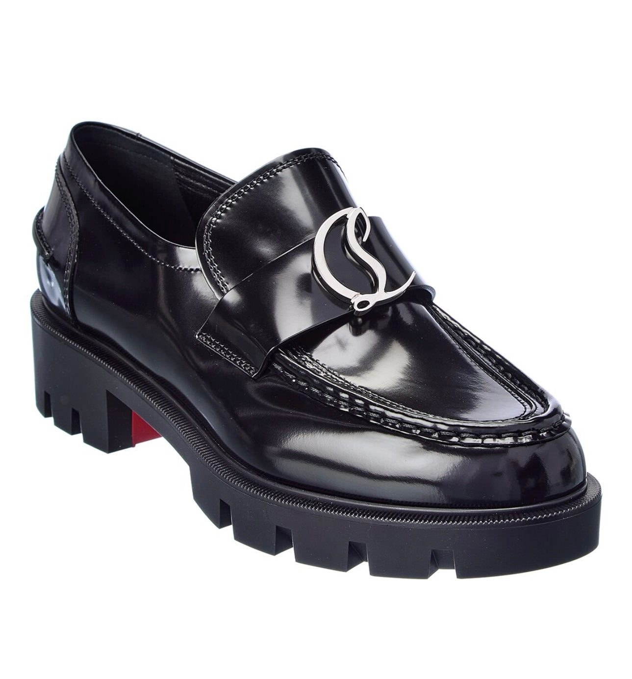 Christian Louboutin CL Moc Lug leather loafers