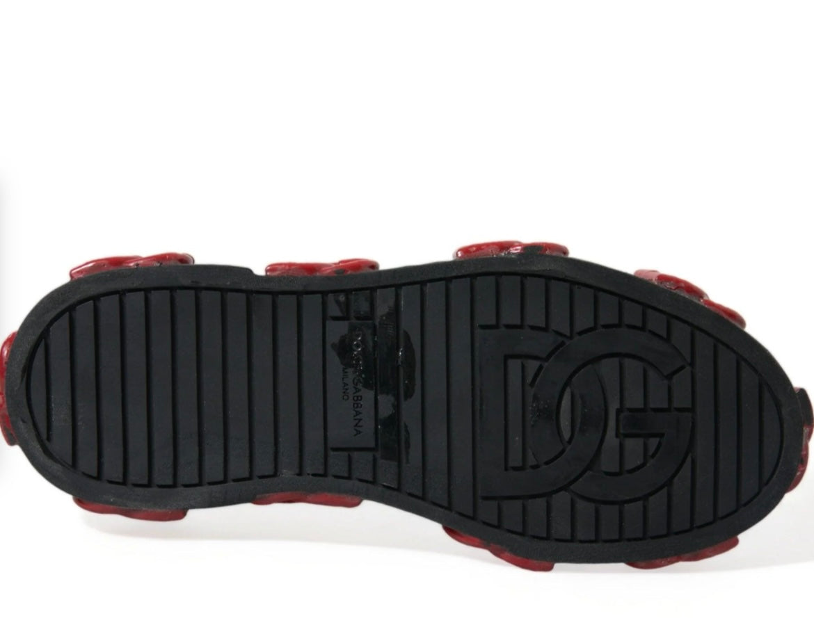 Dolce & Gabbana Chic Multicolor High-Top Sneakers