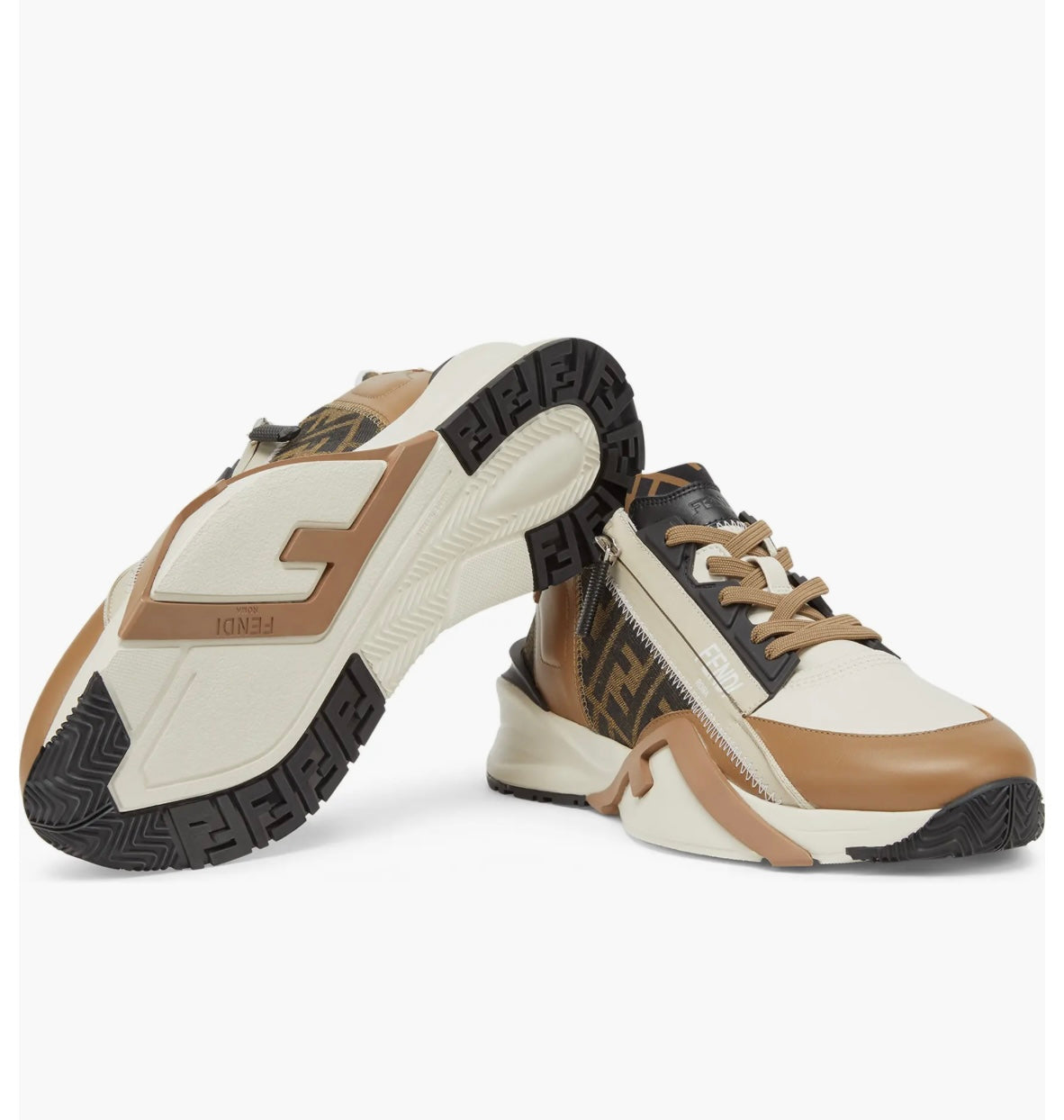 Fendi Flow Logo Low Top Sneakers
