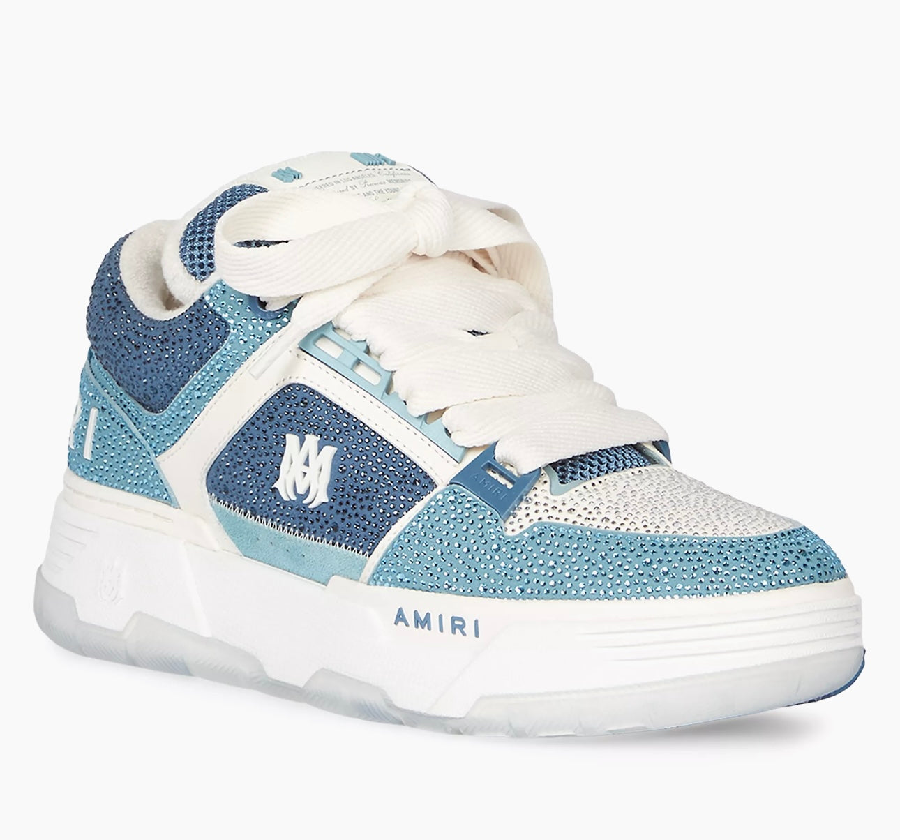 Amiri Men's MA-1 Leather & Mesh Low-Top Sneakers