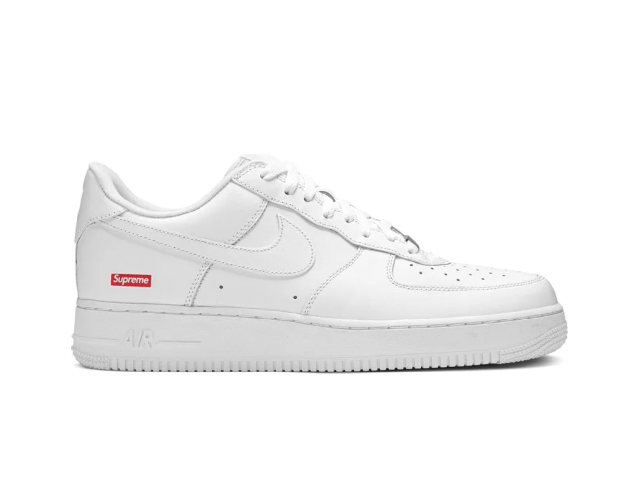 Supreme x Air Force 1 Low Box Logo White