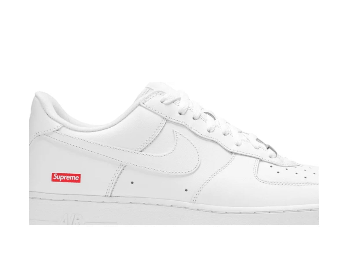 Supreme x Air Force 1 Low Box Logo White