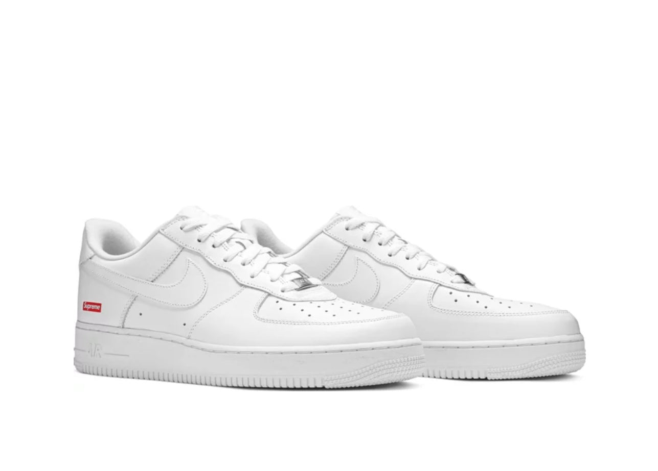 Supreme x Air Force 1 Low Box Logo White