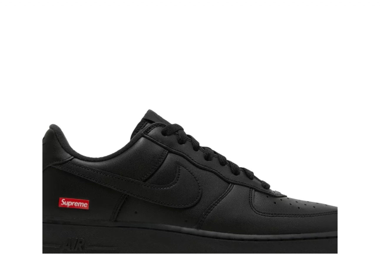 Supreme x Air Force 1 Low Box Logo Black