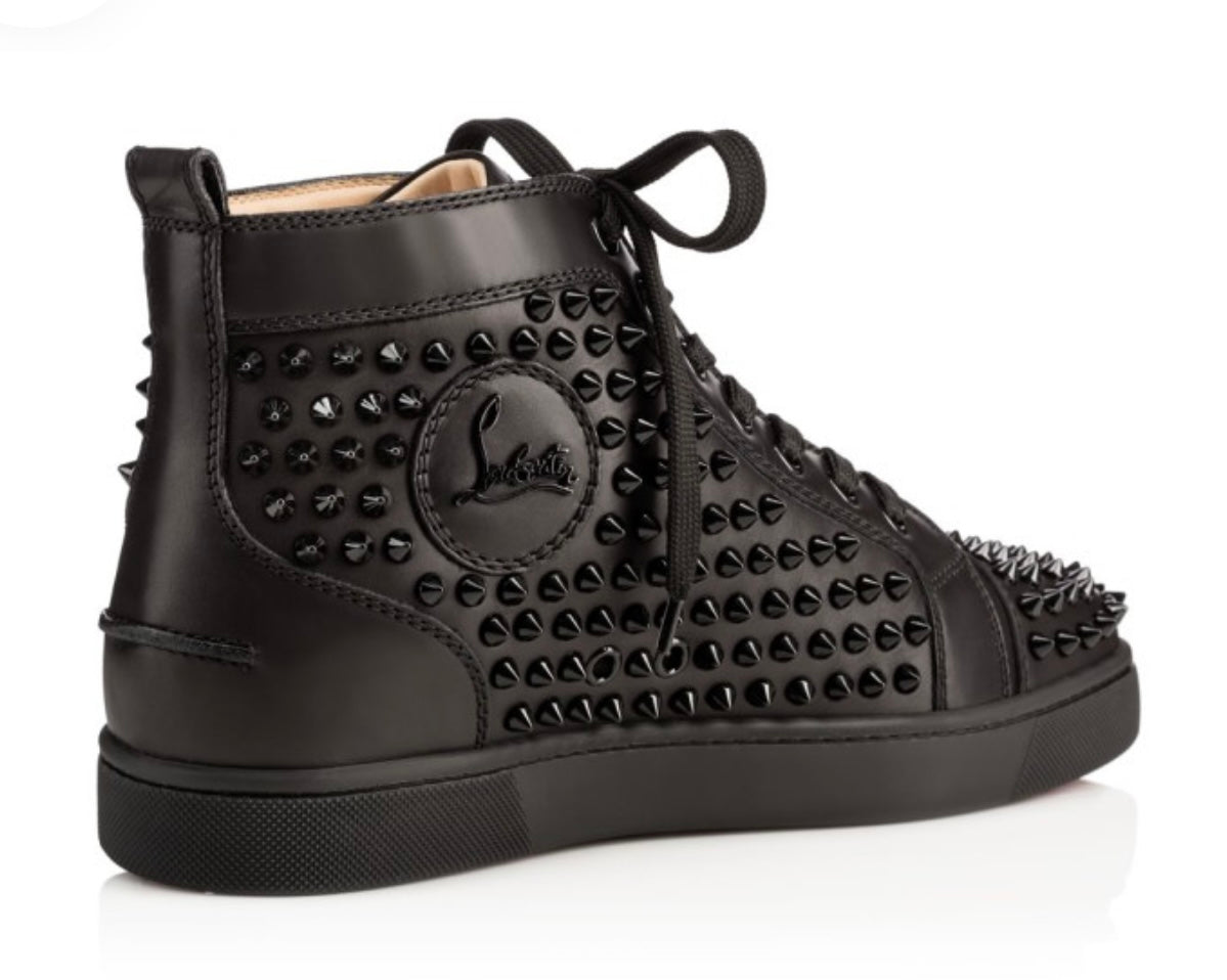 Christian Louboutin Louis Spikes leather sneakers