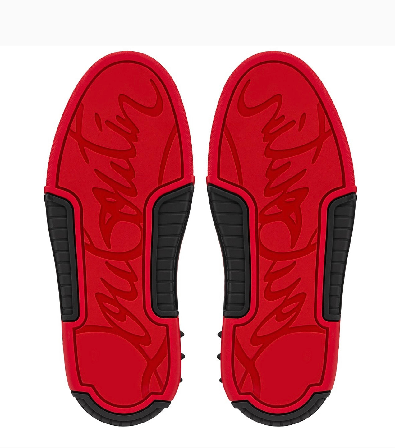 Christian Louboutin Astroloubi Donna Red Sole Leather Low-Top Sneakers