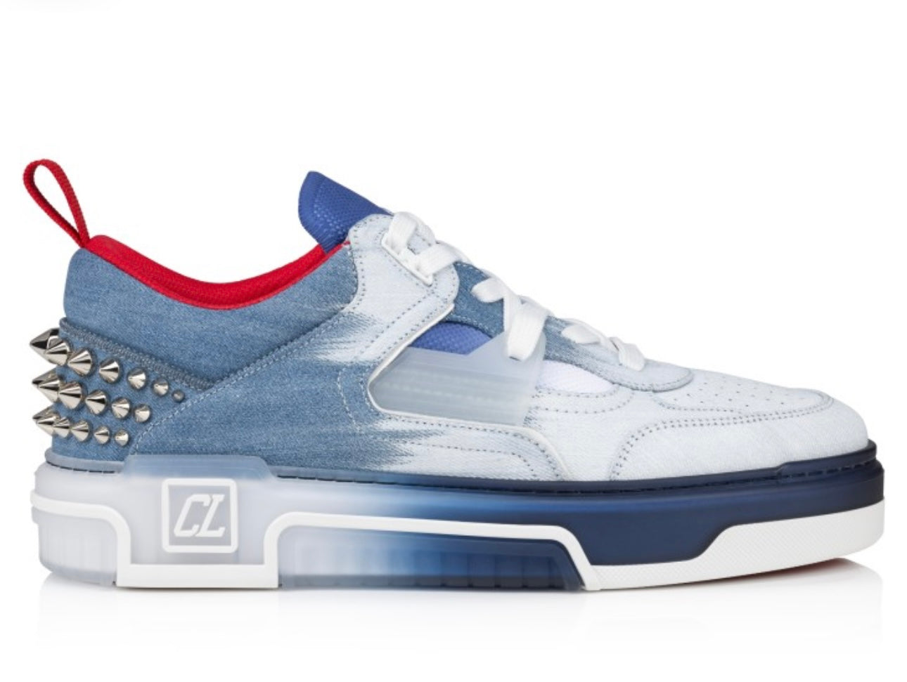 Christian Louboutin Astroloubi Denim Sneakers - Blue - Low-Top