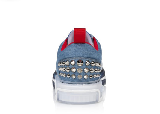 Christian Louboutin Astroloubi Denim Sneakers - Blue - Low-Top
