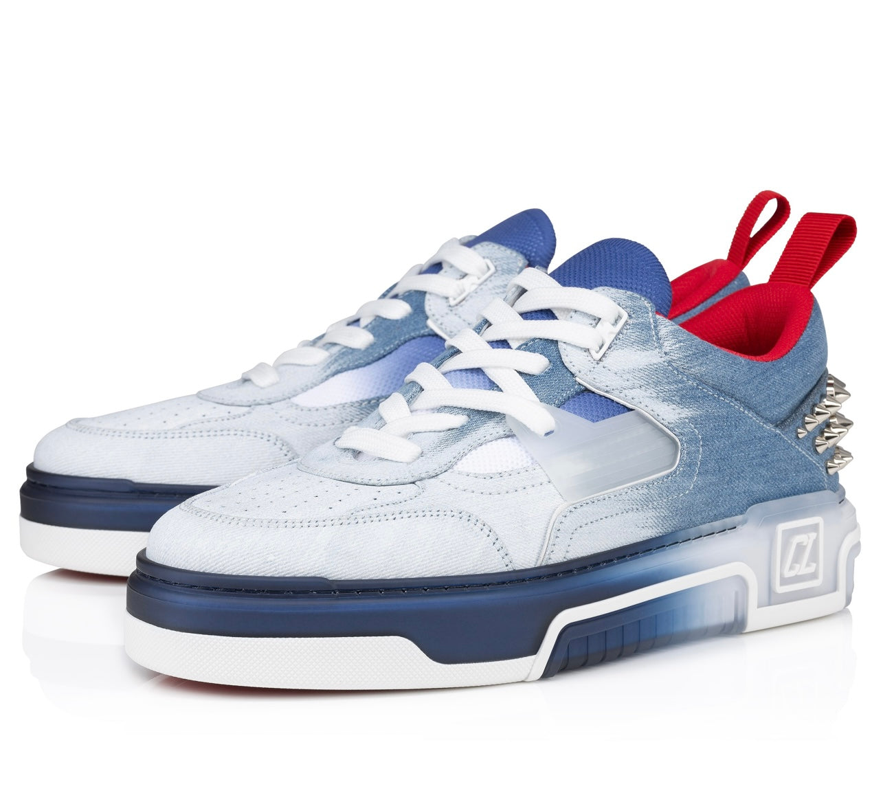 Christian Louboutin Astroloubi Denim Sneakers - Blue - Low-Top