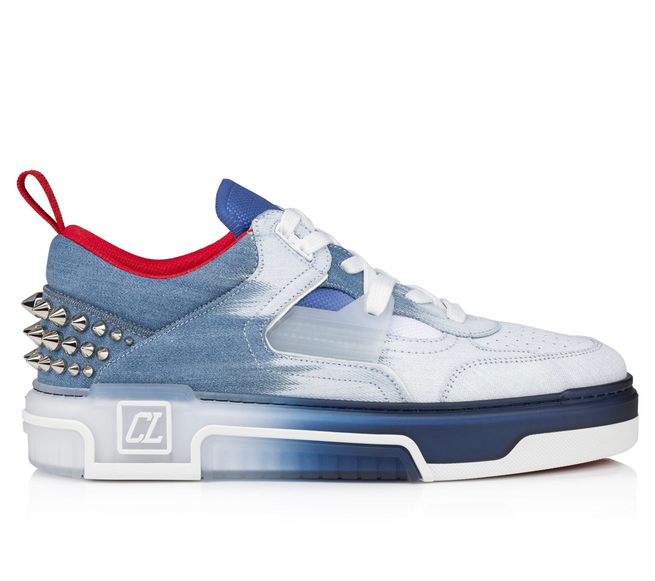 Christian Louboutin Astroloubi Denim Sneakers - Blue - Low-Top