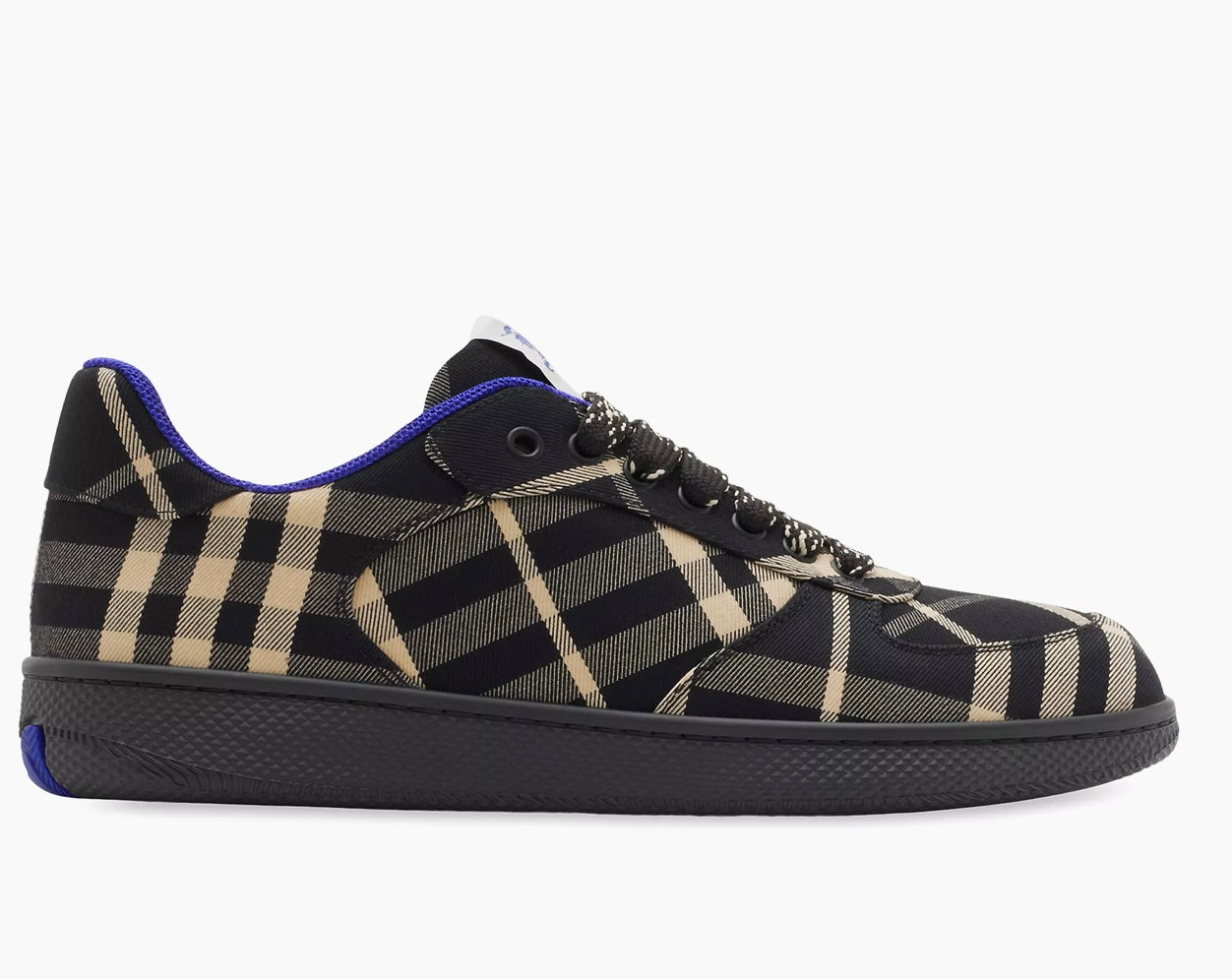 Burberry Men's Terrace Check Sneakers - Black