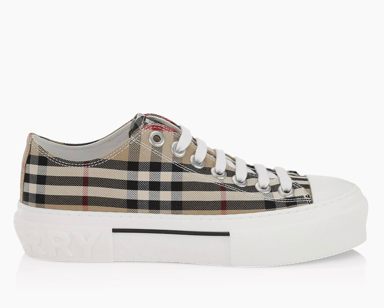 Burberry Men's Jack Checkered Tennis Sneakers -