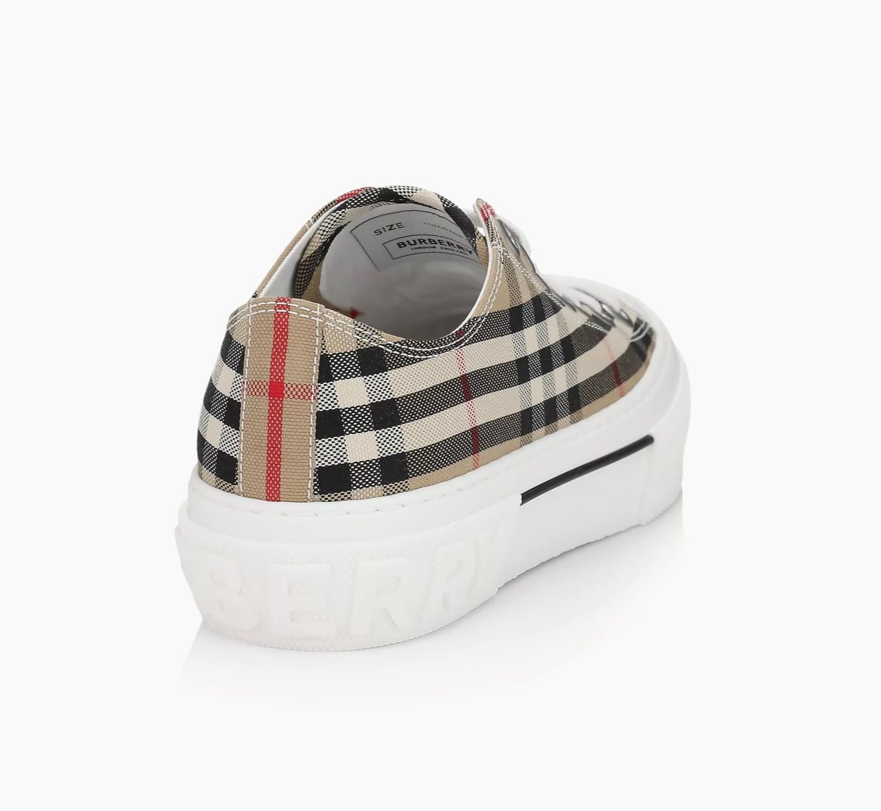 Burberry Men's Jack Checkered Tennis Sneakers -