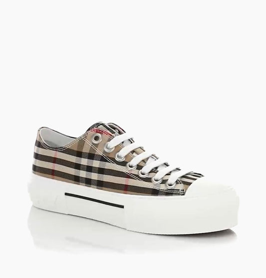 Burberry Men's Jack Checkered Tennis Sneakers -