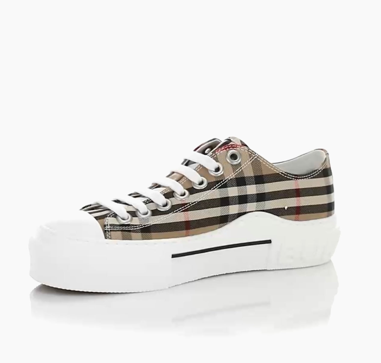 Burberry Men's Jack Checkered Tennis Sneakers -