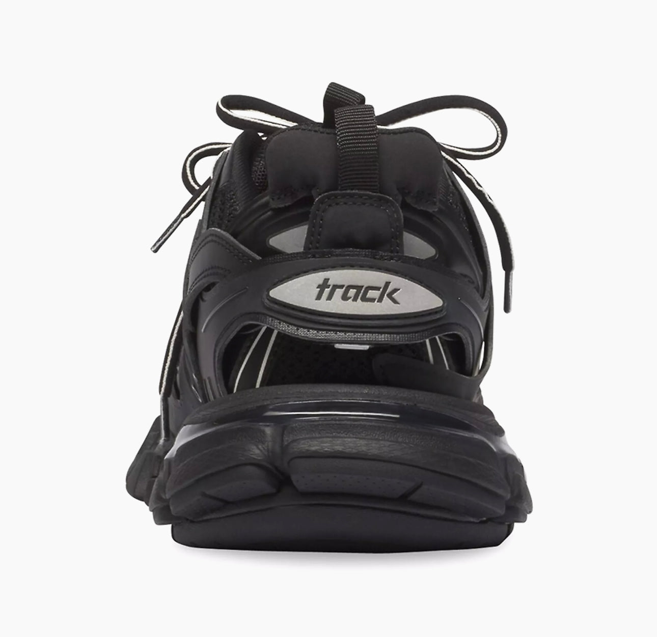 BALENCIAGA Track logo-detailed mesh and rubber sneakers