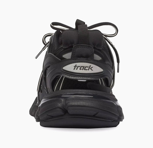 BALENCIAGA Track logo-detailed mesh and rubber sneakers