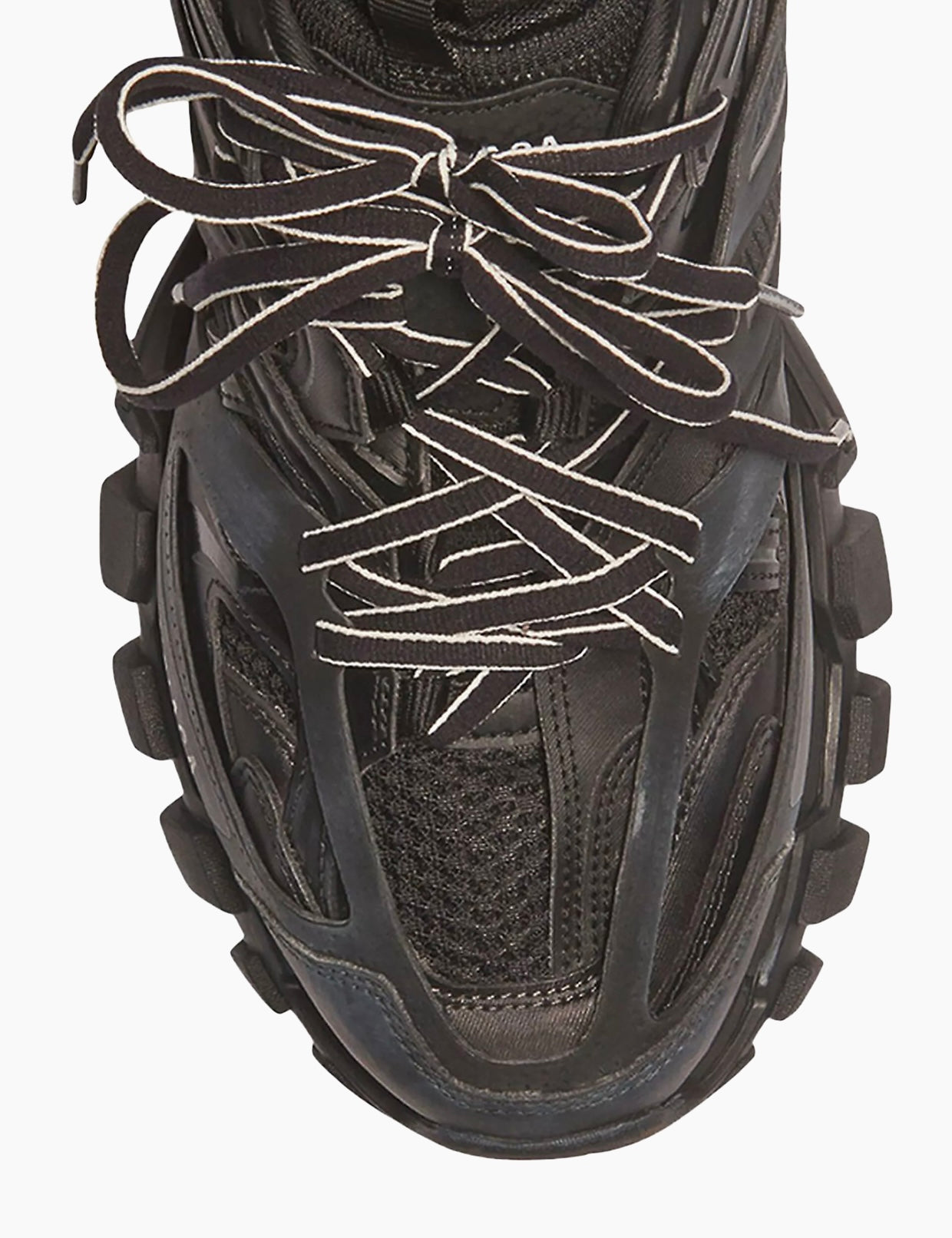 BALENCIAGA Track logo-detailed mesh and rubber sneakers