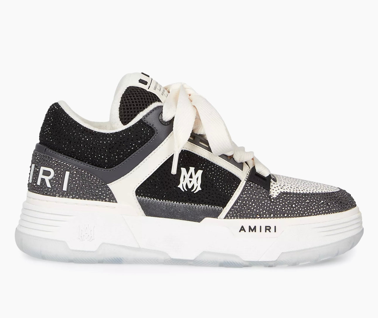Amiri Men's MA-1 Leather & Mesh Low-Top Sneakers