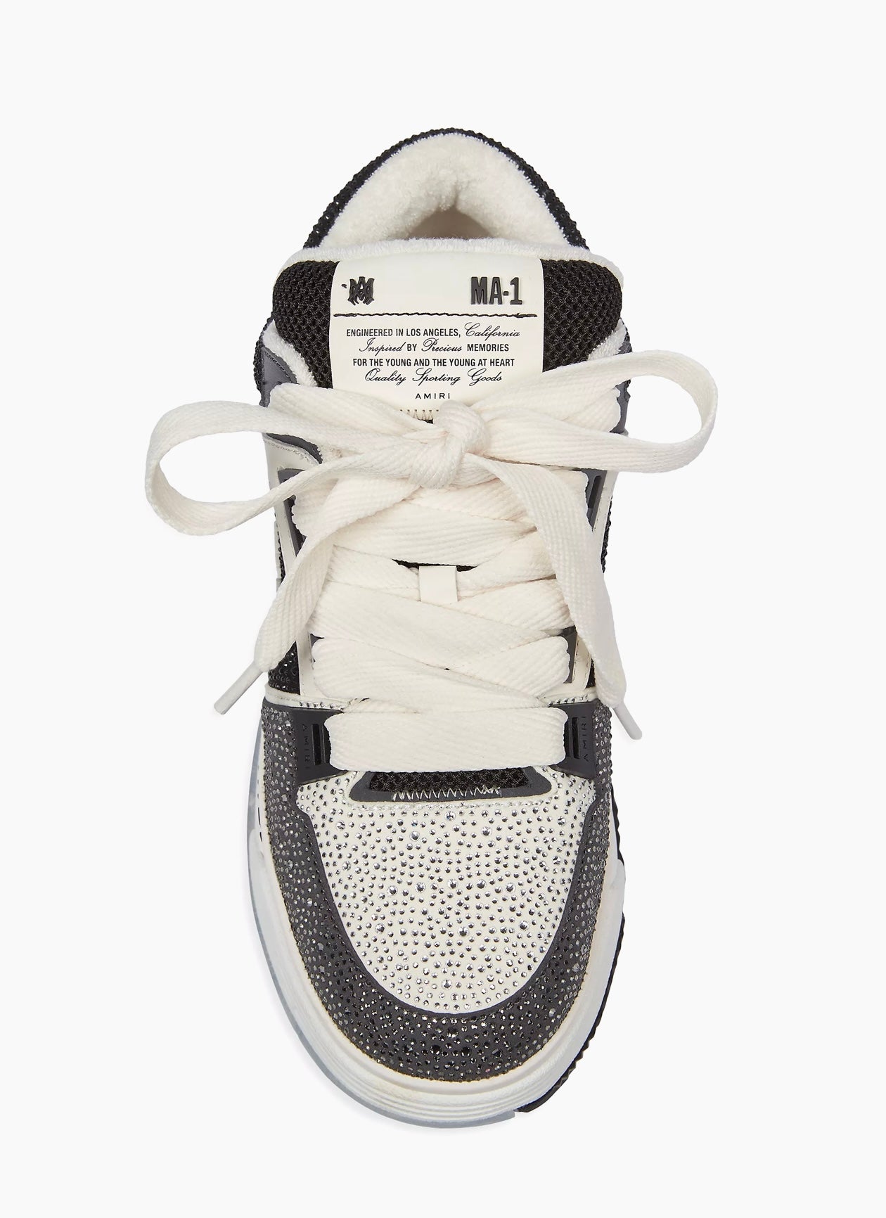 Amiri Men's MA-1 Leather & Mesh Low-Top Sneakers