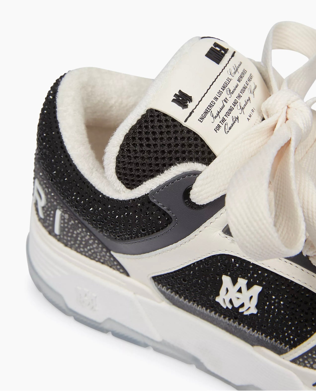 Amiri Men's MA-1 Leather & Mesh Low-Top Sneakers