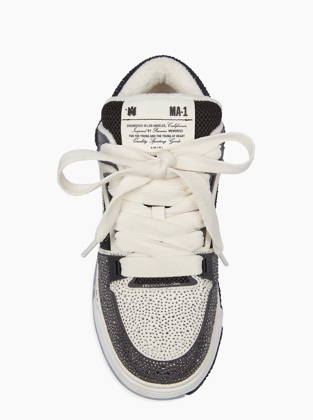 Amiri Men's MA-1 Leather & Mesh Low-Top Sneakers