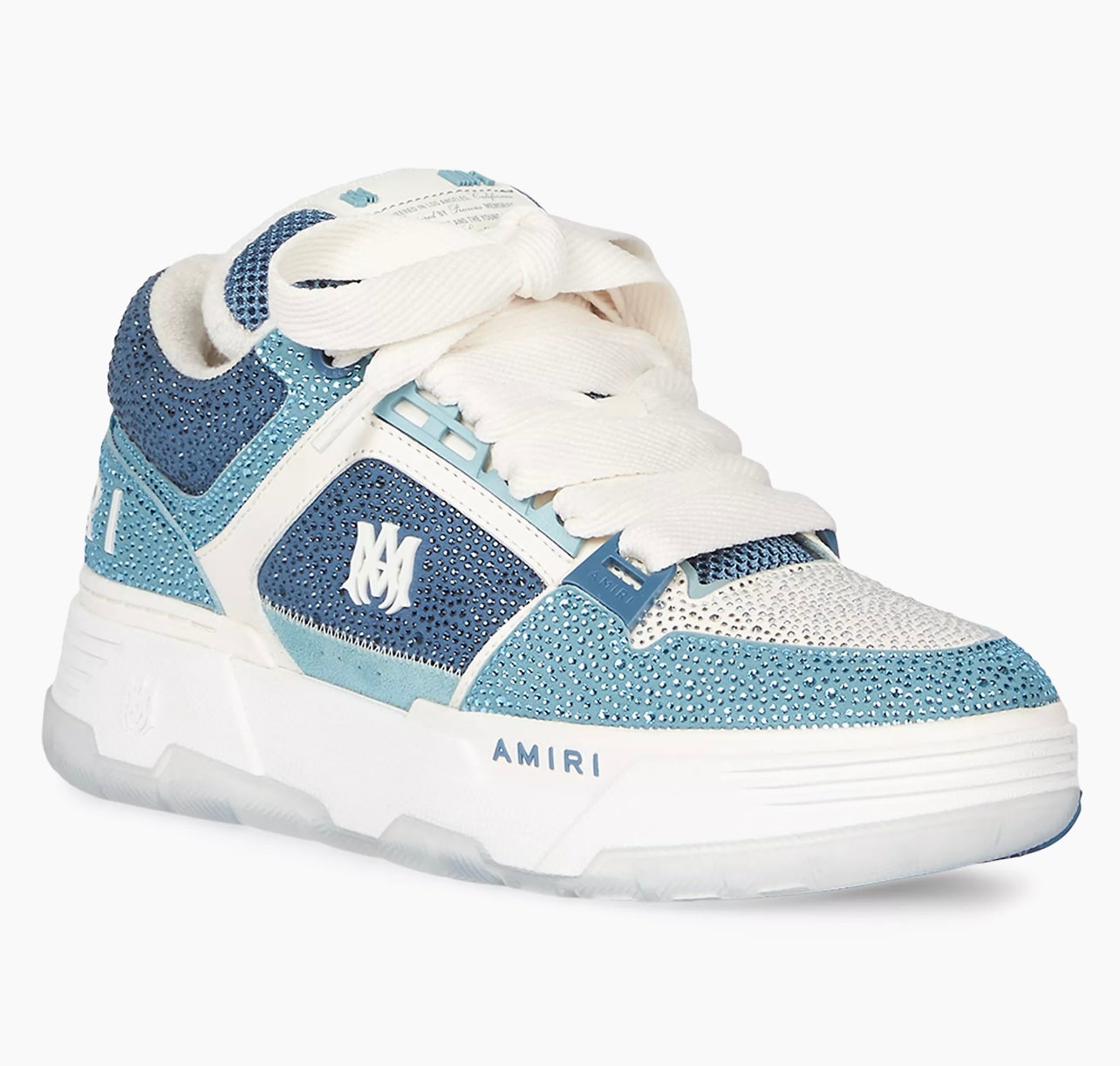 Amiri Men's MA-1 Leather & Mesh Low-Top Sneakers