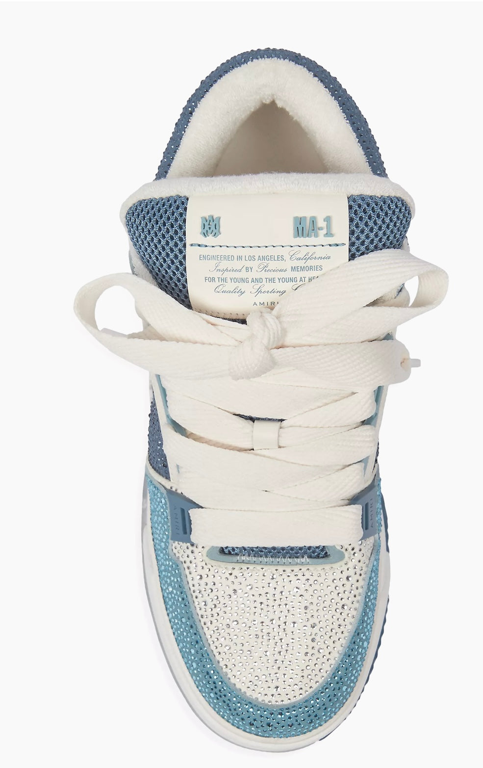 Amiri Men's MA-1 Leather & Mesh Low-Top Sneakers