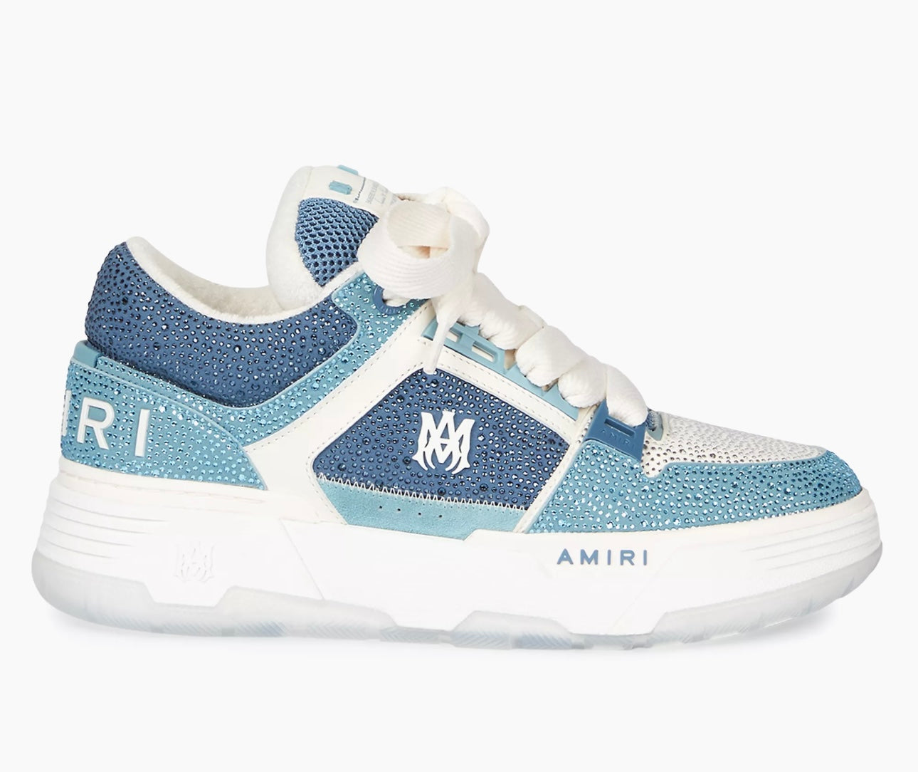 Amiri Men's MA-1 Leather & Mesh Low-Top Sneakers