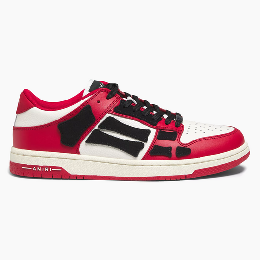 AMIRI White & Red Skel-top Low Sneakers