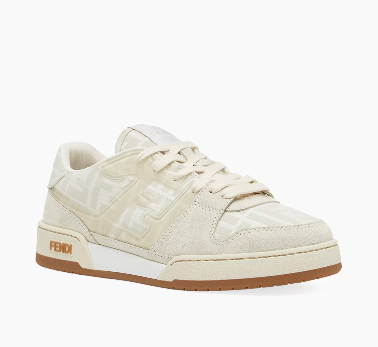 Fendi Men's Match FF Jacquard Low-Top Sneakers