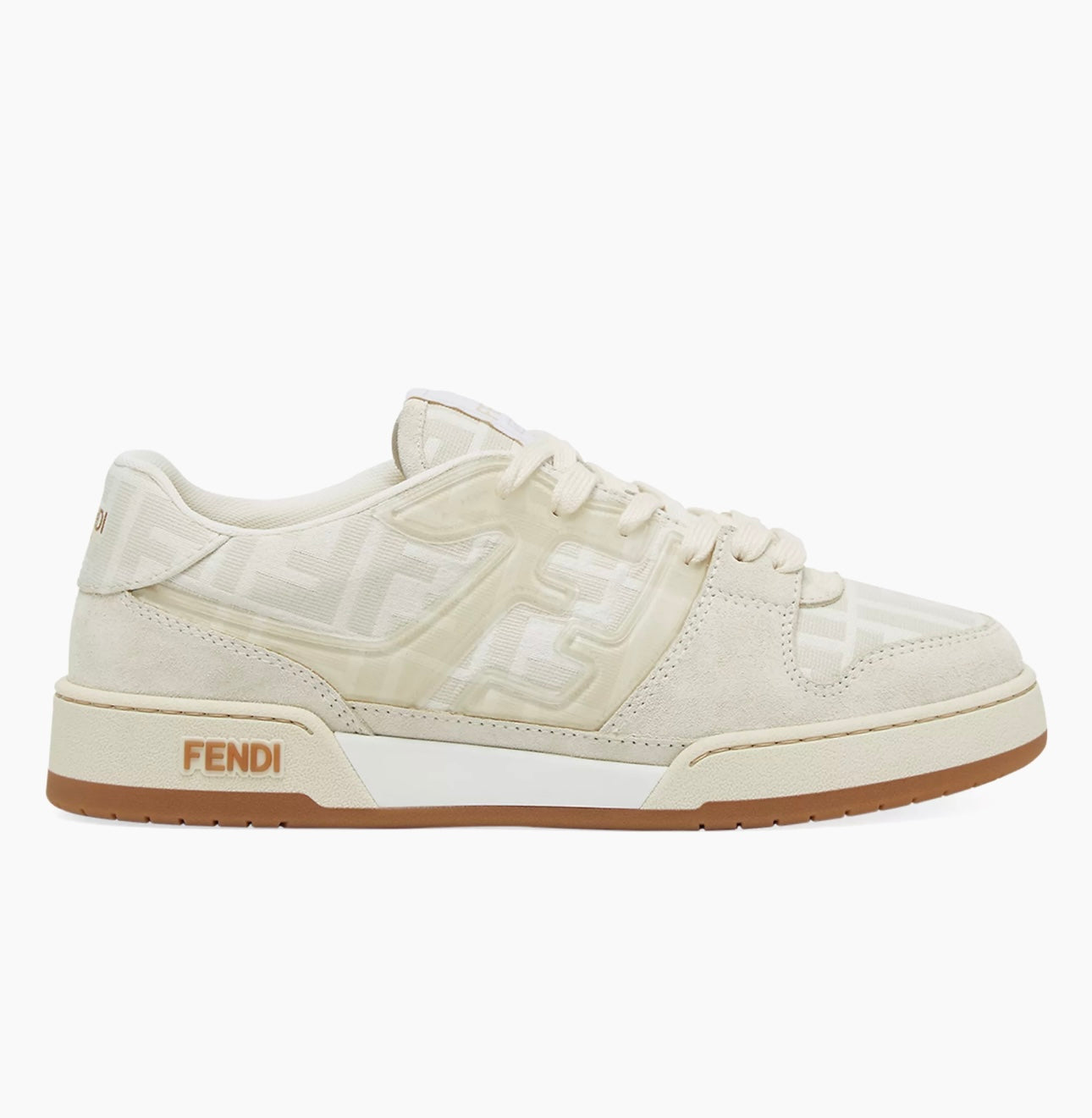 Fendi Men's Match FF Jacquard Low-Top Sneakers