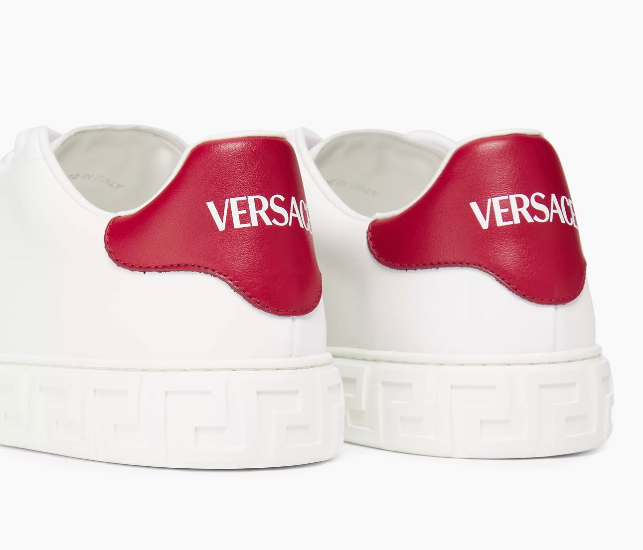 Versace Versace Logo-Printed Lace-Up Sneakers