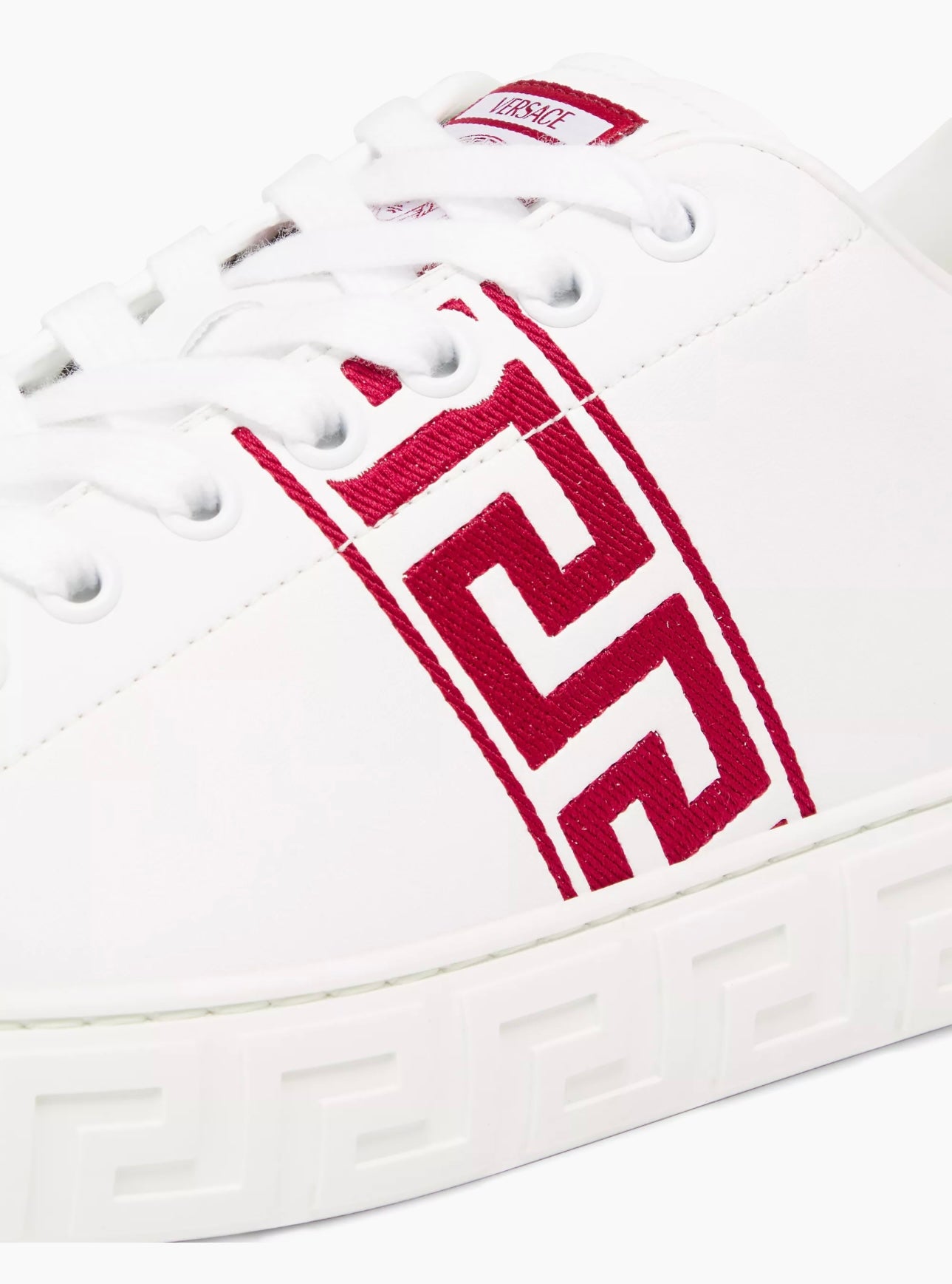 Versace Versace Logo-Printed Lace-Up Sneakers