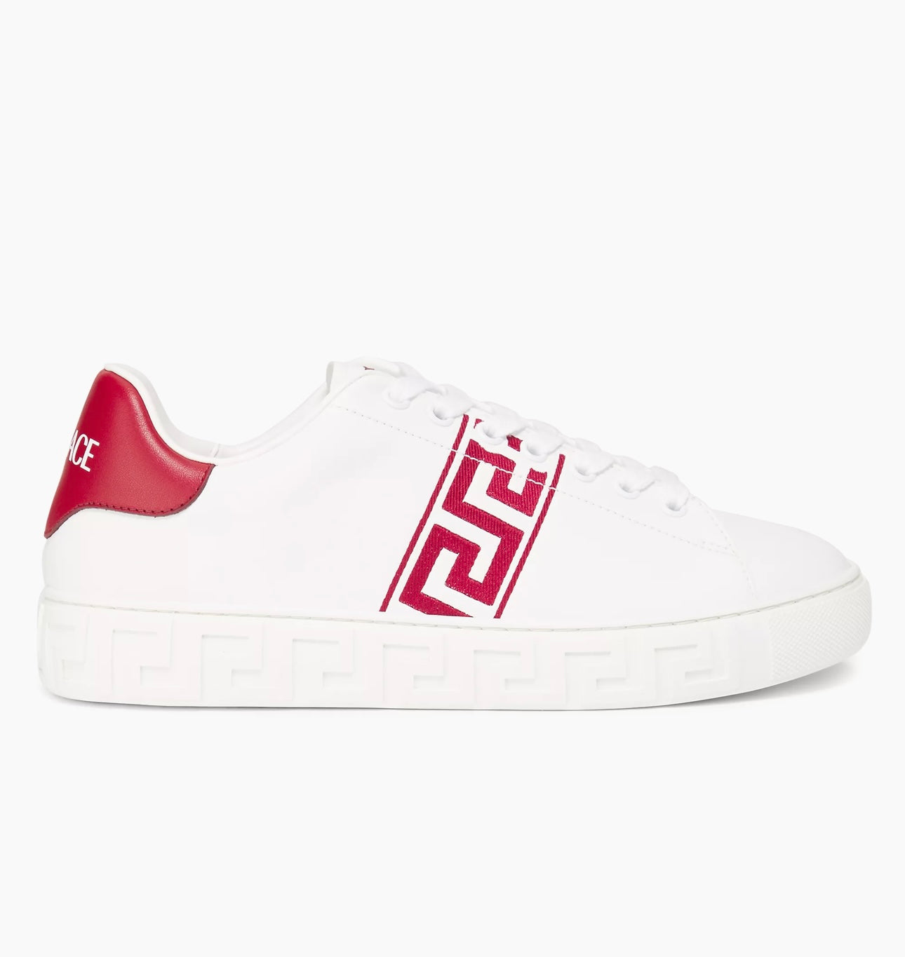 Versace Versace Logo-Printed Lace-Up Sneakers