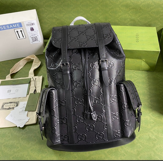 Gucci Jumbo Backpack in Black – Luxury and Function