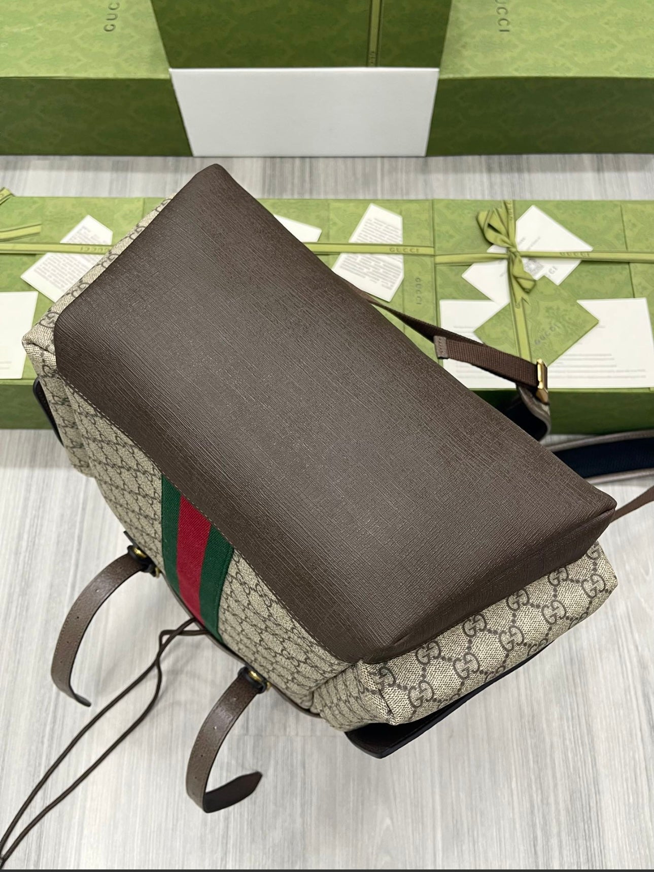GUCCI Ophidia GG Supreme Daybag Backpack
